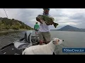 Day 2 Bass Fishing Clearlake Ca with Rich Kolohe on the Bass Cat