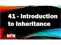 java tutorials urdu NFN 41 Introduction to inheritance