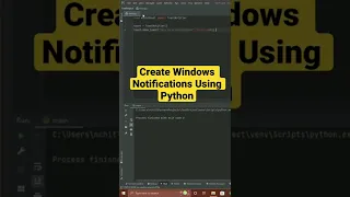 Create Windows Notifications Using Python