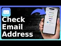 How To Check Email Address On iPhone