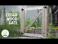 DIY Garden Gate Simple and Long-Lasting