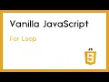 JavaScript Incrementing and For Loops Example