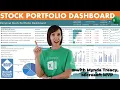 Excel Stock Portfolio Dashboard - FREE File Download