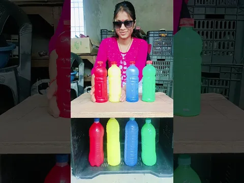 Colourful bottle matching puzzle π€© #shorts