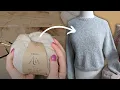 Knit your FIRST SWEATER top down in the round no seaming