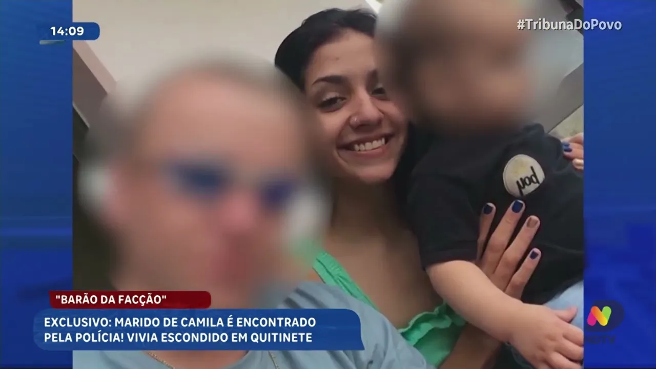 “Barão da facção” preso: marido de Camila é encontrado pela polícia em quitinete