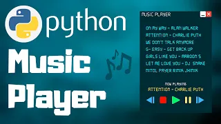 Make a Music Player With Python Python Project