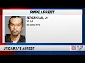 Utica Man Arrested on Rape Charge Following Sexual Assault Investigation
