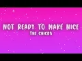 The Chicks - Not Ready to Make Nice (Lyrics)