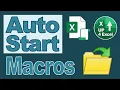 How to Auto Start a Macro when a Spreadsheet Opens