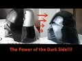 How to turn a half Darth Vader voice changer mask into a full helmet-DIY