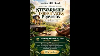 10/Oct/2026 - Stewardship, Inheritance and Provision