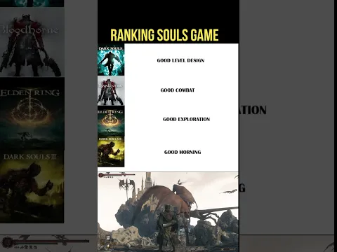 Ranking Every FromSoftware Souls Game #FromSoftware #Soulsborne #DarkSouls