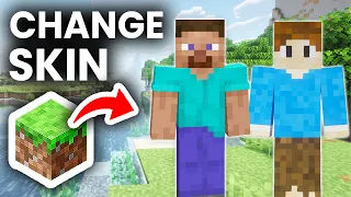 How To Change Skin In Minecraft Java Edition