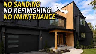 Installing a Exterior Accent Wall That NEVER Needs any Maintenance
