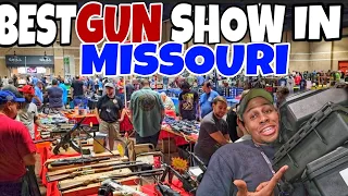 MY FIRST GUN SHOW IN MISSOURI TOO MANNY RARE GUNS