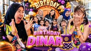 MAMATA KASIH BABY DINAR KEJUTAN ULANG TAHUN, UNDANG SEMUA ANAK BASKET.. DINAR NANGIS😭😭 #trending