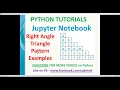 Python Tutorial Alphabets in right angle triangle in Python python patterns printing