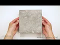 Windsor Versailles Pattern Travertine Look Porcelain Tile - Light Gray
