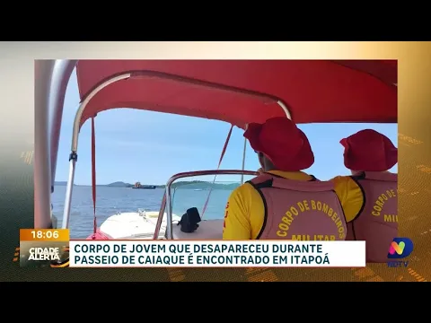 Fim da busca: corpo de jovem desaparecido durante passeio é localizado em Itapoá