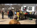 Vehicle crashes in Muskegon Heights after police call off pursuit