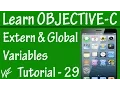 Free Objective C Programming Tutorial for Beginners 29 - Extern Global Variable in Objective C
