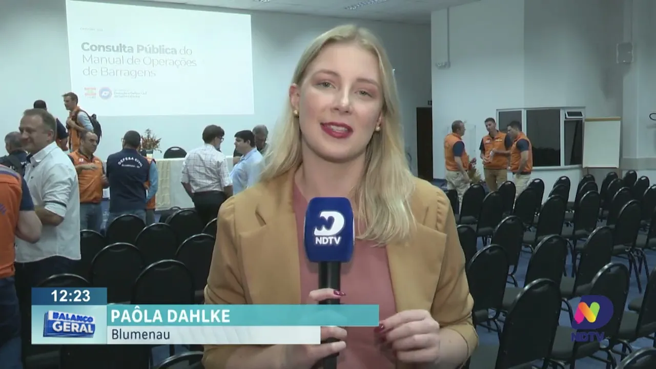 Operação das barragens: Defesa Civil apresenta consulta pública em Blumenau