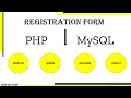 Complete Sign up Login and Logout System using PHP and MySQL
