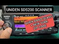 UNIDEN SDS200E SCANNER - CUSTOM SEARCH ZIP CODE NEW YORK ENTER UPLOAD