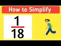 How to Simplify the Fraction
