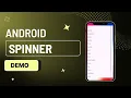 Spinner Demo in Android Studio using Java Step-by-Step Guide