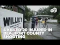 20 injured 4 killed in early morning shooting at Beaufort County South Carolina bar