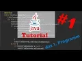 Das erste Programm Java Tutorial GERMAN
