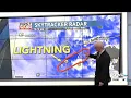 Thundersnow captured on south of Minot snow reports from the winter storm