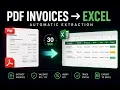 Stop Copying Invoice Data PDF to Excel in Seconds