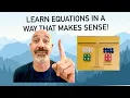 Hands on Equations R Pt 5 - Zero Pairs and why they keep an equation in balance See the Solving