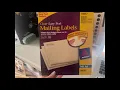 Making Avery return address labels