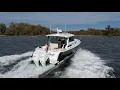 2023 Back Cove 34O Black Sheep Luxury Downeast Outboard in 4K Drone US Photography