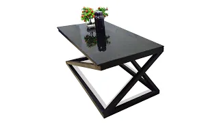 How To Make Metal Frame Marble Top Coffee Table And Side Table | DIY.