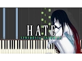 Download Lagu Dark Piano - Hate | Synthesia Tutorial