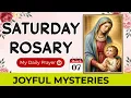 TODAY HOLY ROSARY JOYFUL MYSTERIES ROSARY SATURDAY MARCH 07 2026 LET PRAYER LEAD