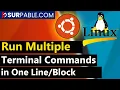 How To Run Multiple Commands in One Command Block Run Multiple Commands in Linux Terminal