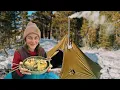 Hot Tent Camping at a Mountain Pass on the Wagon Trail