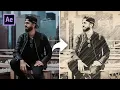After Effects Tutorial - Pencil Scribble Sketch in After Effects