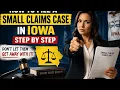 How to file a small claims case in Iowa step by step