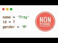 Pythonic vs Non-pythonic Assigning Multiple Variables
