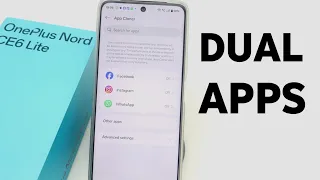 Oneplus Nord Ce 6 Lite Dual App | Oneplus Nord Ce 6 Lite App Clone | Oneplus Nord Ce 6 Lite App Dual