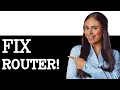 How To Fix US-DS Light Blinking On Router 2025