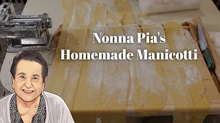 Nonna Pia Makes Homemade Manicotti From Scratch 🤌