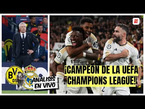 Download MP3 REAL MADRID 2-0 DORTMUND. CAMPEONES de la UEFA CHAMPIONS LEAGUE, ganan su 15ta. OREJONA | Exclusivos